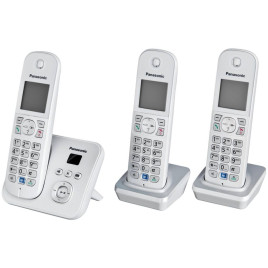 Ασύρματο τηλέφωνο Panasonic KX-TG6823GS pearlsilver