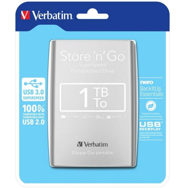 Εξωτερικός δίσκος Verbatim Store n Go 2,5" 1TB USB 3.0