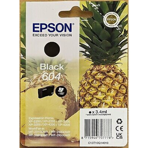 Μελάνι Epson μαύρο 604 T 10G1