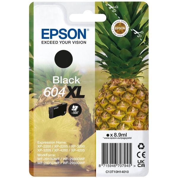 Μελάνι Epson μαύρο 604 XL T 10H1